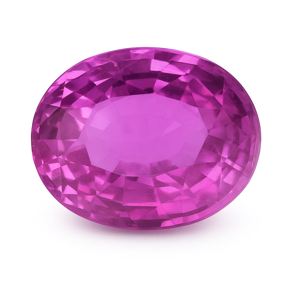 1.61 ct Oval Cut Pink Sapphire