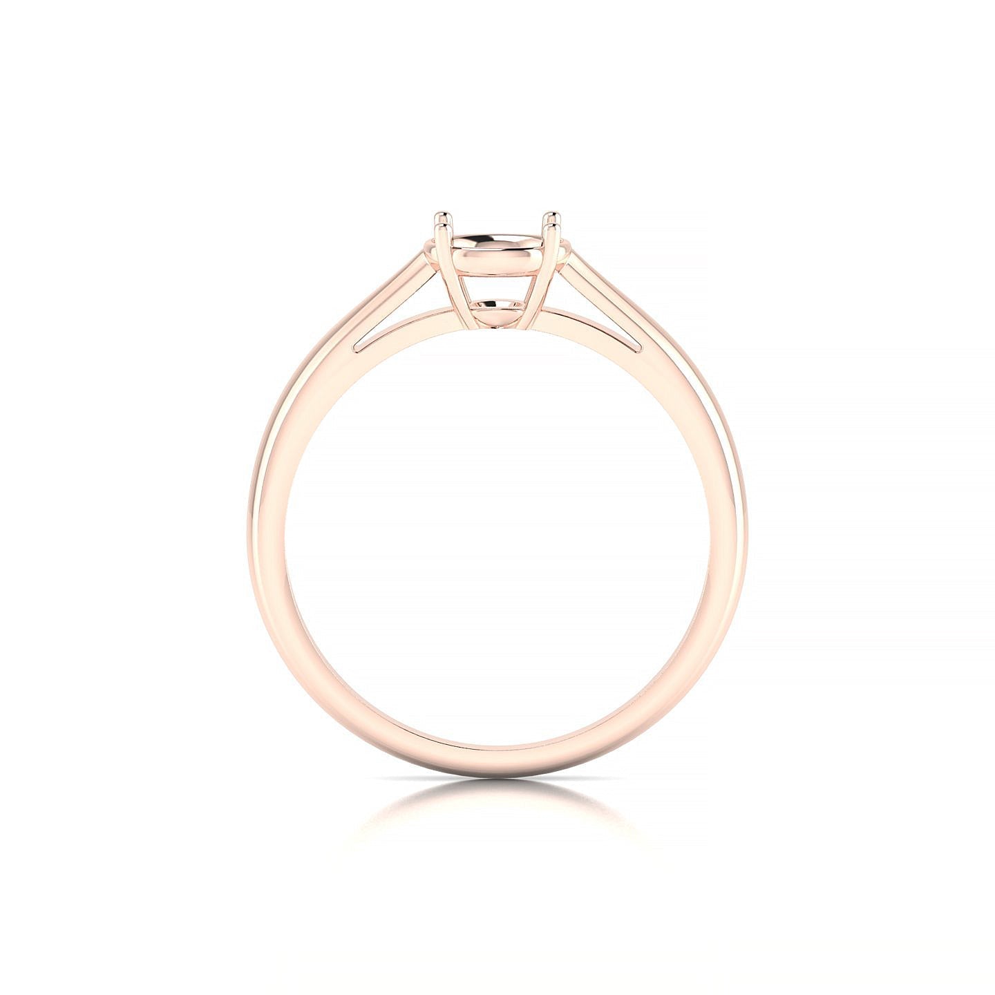 Forever Round 1-1.99 ct | 18k Rose Gold Solitaire Ring